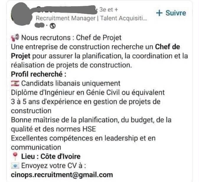 offre-recrutement-candidats-libanais-uniquement-ministere-emploi