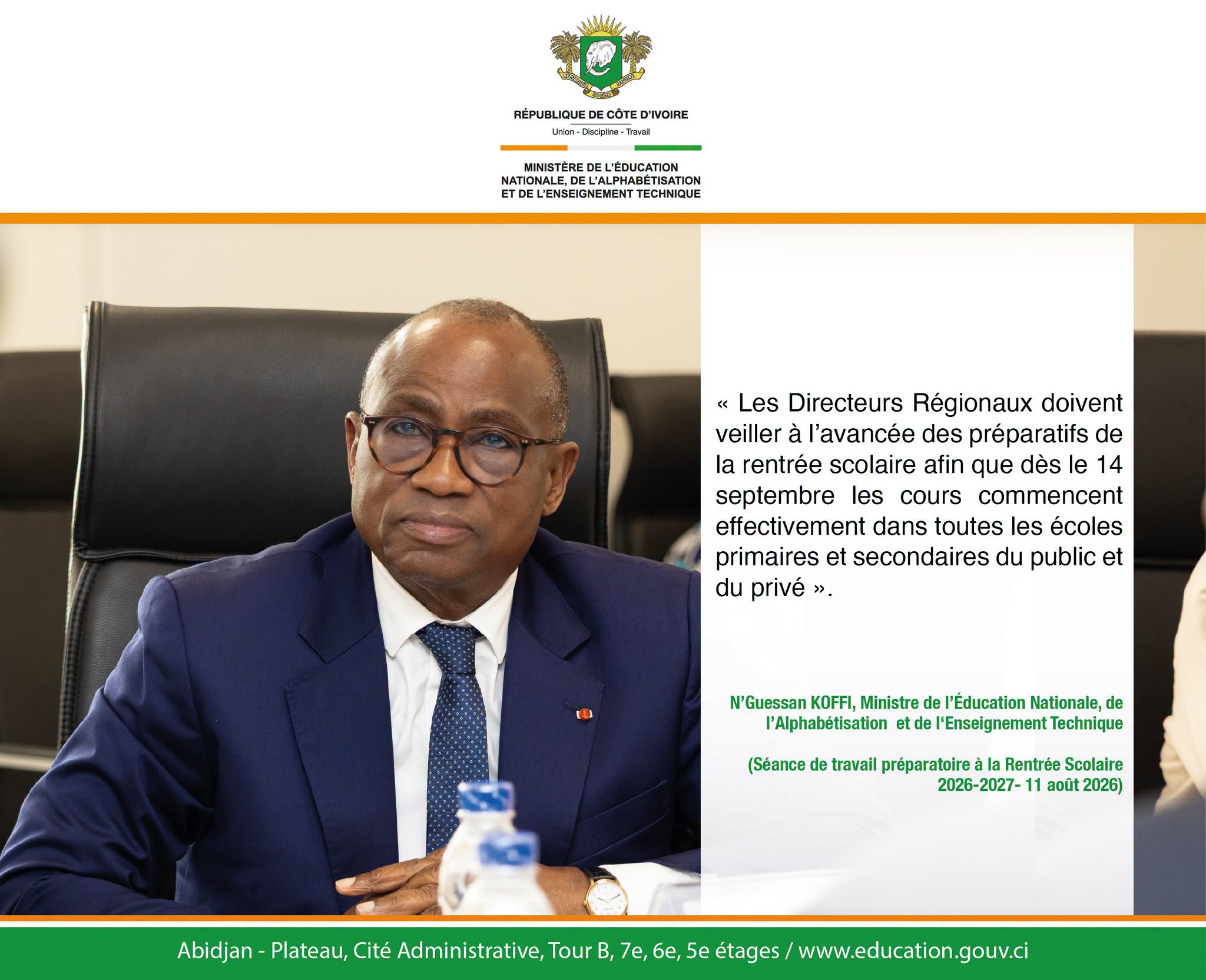 rentree-scolaire-2026-2027-nguessan-koffi-demarrage-cours-14-septembre